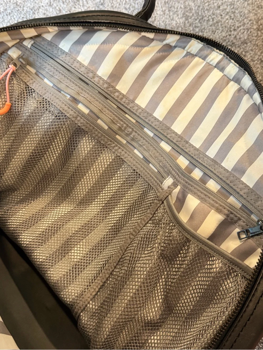 Black Lululemon Gym bag